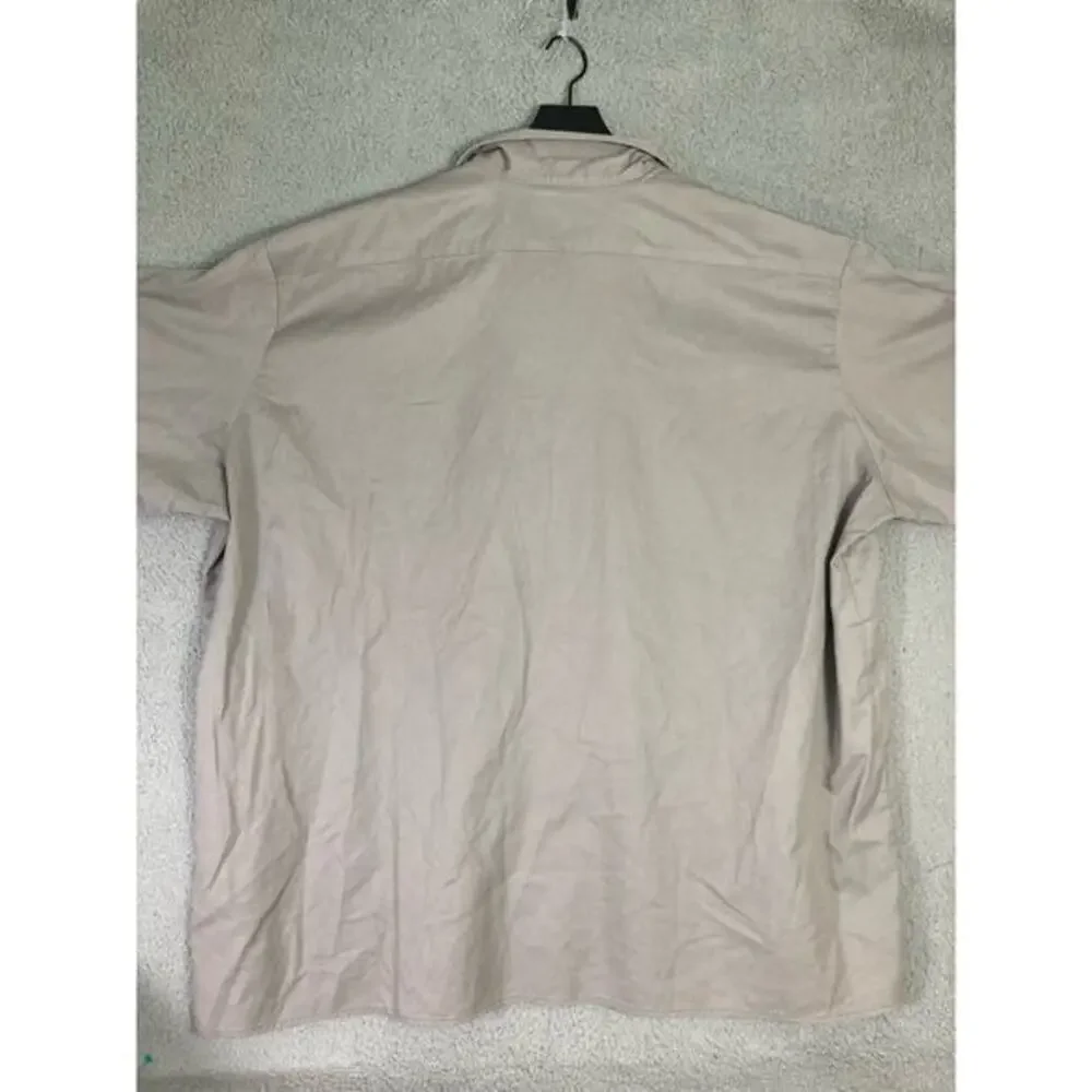 Dickies Men's Short Sleeve Work‎ Shirt 5XL Big Tall Plus Size Beige Workwear